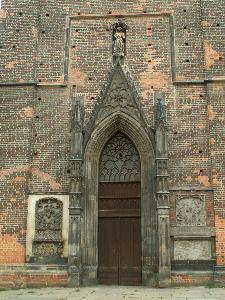 Wrocław - Kościół św. Elżbiety - portal