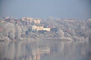 Winnica zimą