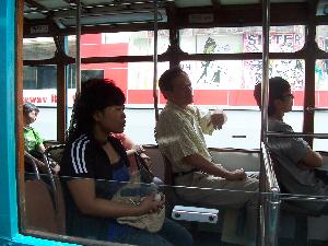 Chiny - w autobusie