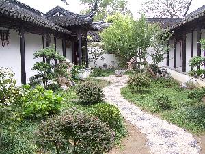 Suzhou (Chiny) - dziedziniec ogrodowy