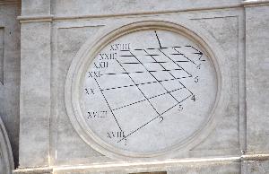 Zegar na kościele Trinita dei Monti