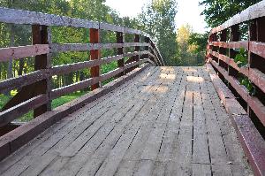 Toruń - Park na Bydgoskim Przedmieściu - mostek