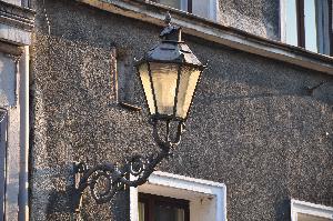 Toruń - stara lampa gazowa