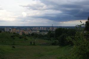 Chmury burzowe nad Bydgoszczą