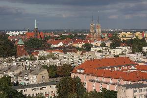 Wrocław - widok z Mostku Pokutnic