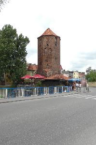 Brodnica - wieża Bramy Mazurskiej