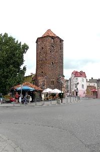 Brodnica - wieża Bramy Mazurskiej