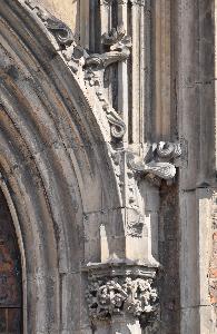 Wrocław - d. kościół św. Bernarda ze Sieny, ob. Muzeum Architektury - portal