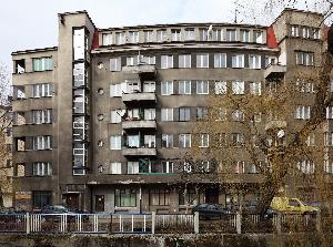 Bielsko-Biała - modernistyczny budynek mieszkalny