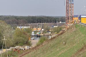 Toruń - budowa mostu autostradowego