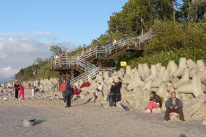 Zejście na plażę