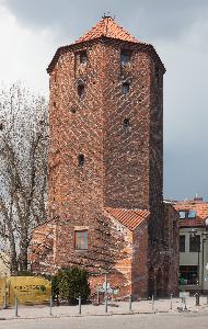 Brodnica - wieża Bramy Mazurskiej