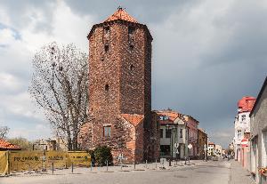 Brodnica - wieża Bramy Mazurskiej