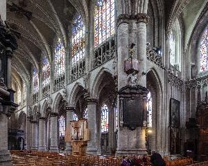 Bruksela - kościół Notre Dame du Sablon