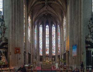 Bruksela - kościół Notre Dame du Sablon