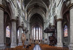 Bruksela - kościół Notre Dame du Sablon