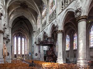 Bruksela - kościół Notre Dame du Sablon