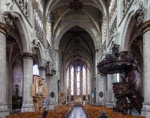 Bruksela - kościół Notre Dame du Sablon