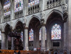 Bruksela - kościół Notre Dame du Sablon