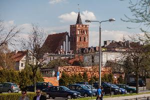 Brodnica - widok spod zamku krzyżackiego