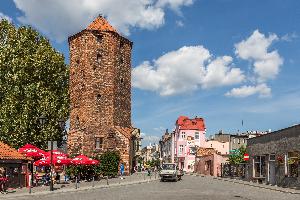 Brodnica - wieża Bramy Mazurskiej