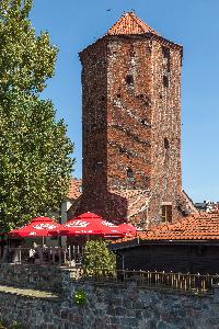 Brodnica - wieża Bramy Mazurskiej