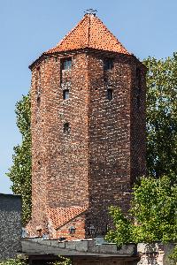 Brodnica - wieża Bramy Mazurskiej