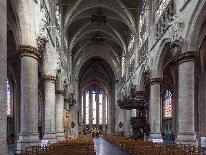 Bruksela - kościół Notre Dame du Sablon