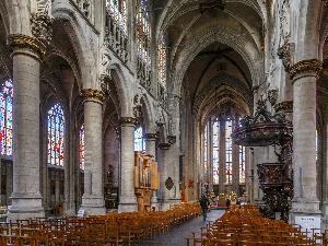 Bruksela - kościół Notre Dame du Sablon