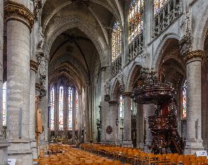 Bruksela - kościół Notre Dame du Sablon