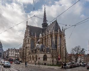 Bruksela - kościół Notre Dame du Sablon