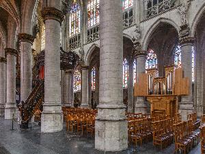 Bruksela - kościół Notre Dame du Sablon