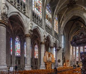 Bruksela - kościół Notre Dame du Sablon