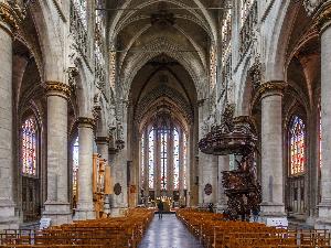 Bruksela - kościół Notre Dame du Sablon