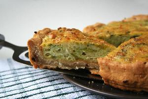 Quiche z porami