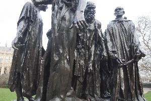 August Rodin - grupa rzeźbiarska Mieszczanie z Calais