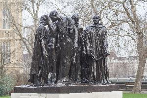 August Rodin - grupa rzeźbiarska Mieszczanie z Calais